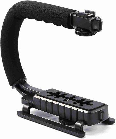Stabilizing Handle Grip for Video Cameras - Black Super Grip Video DV SLR Camera Stabilizing Handle for DV Camcorder in Saudi Arabia