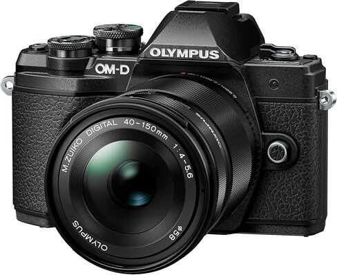 Olympus OM System M. 40-150mm F4.0-5.6 R Zoom Lens (Black) لـ Olympus و Panasonic Micro 4/3 Cameras-الإصدار الدولي (بدون ضمان) in Saudi Arabia