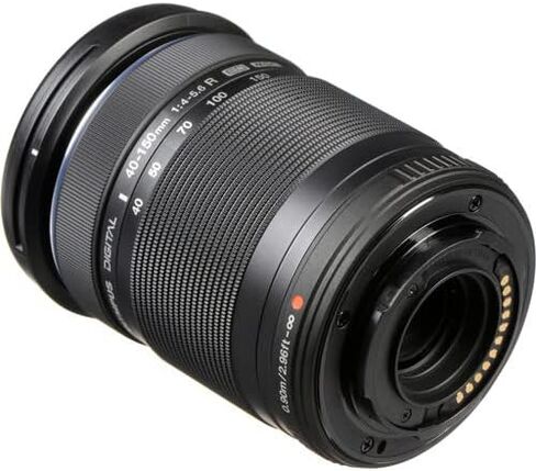 Olympus OM System M. 40-150mm F4.0-5.6 R Zoom Lens (Black) لـ Olympus و Panasonic Micro 4/3 Cameras-الإصدار الدولي (بدون ضمان) in Saudi Arabia
