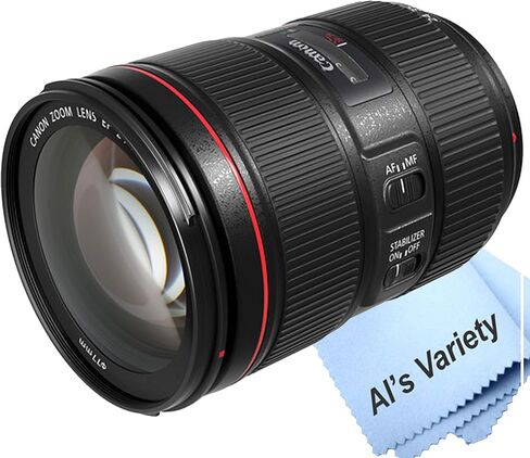 Canon EF 24-105mm f/4l هو II USM Lens ، مجموعة مرشح 3pc ، حزمة خلفية 100S ، حقيبة عدسة ، قبضة ، جراب القبضة ، الغطاء والمزيد (21pc) (متجدد) in Saudi Arabia