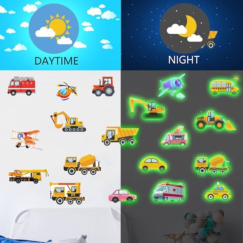 توهج في شارات جدار البناء المظلمة ، 212pcs ملصقات جدار نقل مضيئة خضراء مضيئة يتوهج in Kuwait