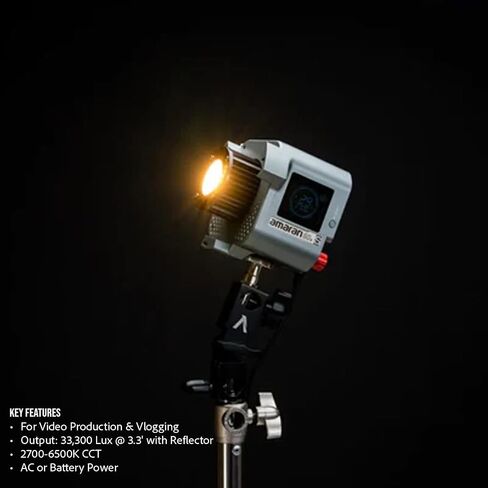 Aputure Amaran Cob 60x S Bi-Color LED حزمة Monolight مع Aputure LS60 Softbox (عنصران) in Saudi Arabia