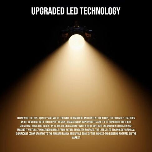 Aputure Amaran Cob 60x S Bi-Color LED حزمة Monolight مع Aputure LS60 Softbox (عنصران) in Saudi Arabia