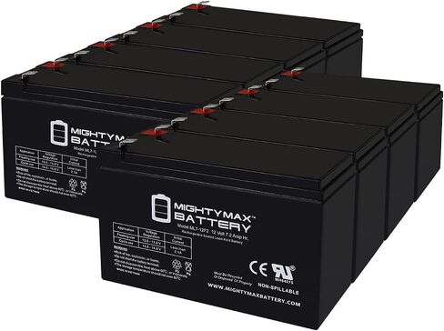 Mighty Max Battery 12V 7Ah F2 Replacement Battery for Aqua-Vu AV715C 7" Underwater Camera in Saudi Arabia