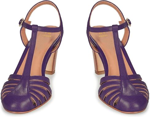 Lehoor Women Heel Heel Mary Jane Shoet Cutout kal strap press مضخات قفص اصبع القدم صندل t حذاء مضخة حذاء 3 بوصة من كعب القطط المغلقة المغلقة في الصنادل الرومانية الصيفية. in Kuwait