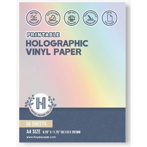 Printable Glow In The Dark Vinyl Sticker Paper A4/ 5PK in Kuwait