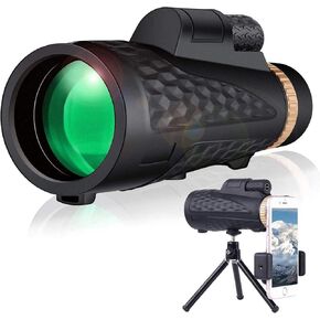 Updated Newest Monocular Telescopes for Adults 12X50 Monocular and Quick Smartphone Holder Waterproof Fog Proof Shockproof Scope for Bird Watching/Camping/Hiking in Saudi Arabia