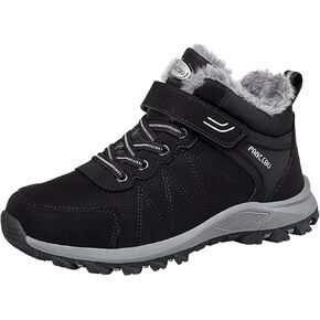 Maizun Winter Winter Snow Boots Fur مبطن أحذية الكاحل الشتوية in Kuwait