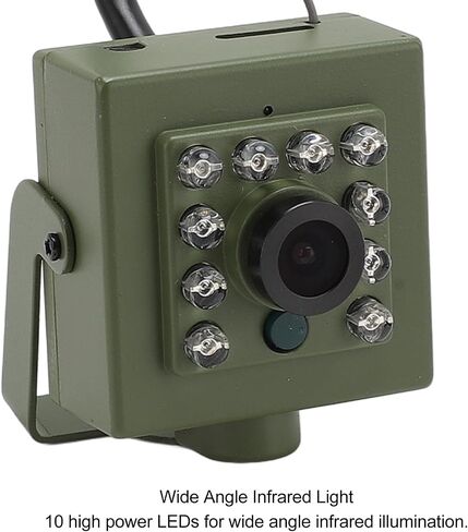 Indoor Outdoor Security Camera, Bird Box Camera with Night Vision, Low Noise Outdoor Camera with Wide Angle Lens for iOS Android (IMX307 CMOS Sensor 2MP) in Saudi Arabia