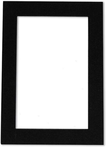 16x24 Mat Bevel Cut for 13x19 Photos - Acid Free Black with Black Core Precut Matboard - For Pictures, Photos, Framing - 4-ply Thickness in Saudi Arabia