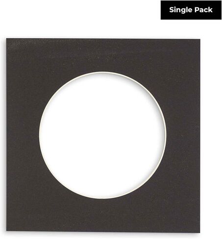 8x8 MAT Bevel Cut for 4x4 Photos - Precut White Circle Photo Photo Photo Poard فتحة - حمض خالٍ من الأمراض لحماية صورك - مقطوعة للصور العائلية ، حزمة من 10 ألواح matboards in Kuwait