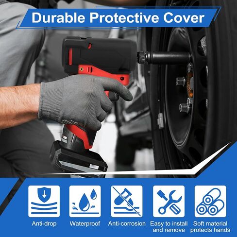 49-16-3453 Impact Protective Boot Fit for 3453-20 Impact Driver Compatible with 1/4 Inch Short Handle Wrench Tool Cover in Saudi Arabia