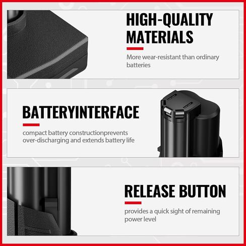2 Pack 12V 7.0AH استبدال لـ Milwaukee 48-11-1862 Battery & N12 3A شاحن متوافق مع بطارية Milwaukee 12V LI-ION 48-11-1812 48-11-1828 48-11-1850. in Saudi Arabia