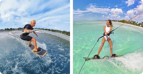 Insta360 X5 Water Sports Rope Mount, for Epic Kitesurfing and Wakeboarding Shots, Stays Invisible in 360 footage for Impossible Third-Person Angles in Saudi Arabia