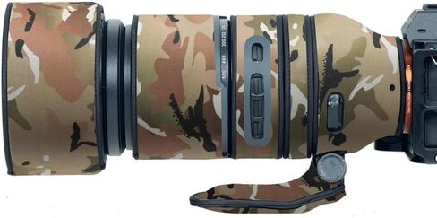 Waterproof Camouflage Camera Lens Cover Compatible with Tamron 150-500mm f5-6.7 Di III VC VXD (A057), Rain Covers, Lens Protective Sleeve, Wildlife and Sports Photography (Dry Grass Camouflage) in Kuwait