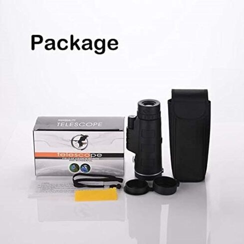 Adult Binoculars Telescope 40X60 Monocular Scope with Smartphone Holder & Tripod for Bird Watching in Saudi Arabia