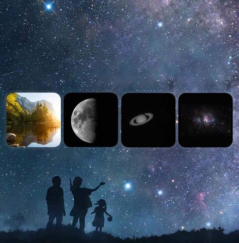 Practical Telescope Monocular Telescope Zoom Deep Space Adult Astronomical Telescope Stargazing High Magnification 5000 for Traveling in Kuwait