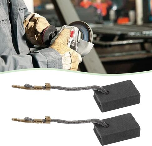 4pcs Quick Angle Grinders استبدال فرشاة الكربون جزء 316055200 متوافق مع Metabo W9-115 Quick and WP9-125 Quick (15.4x10x4.9mm) in Saudi Arabia