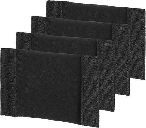 مقسم كيس كاميرا Patikil ، 4pcs 5.51 "x3.78" x0.55 "حقيبة الكاميرا المقاومة للصدمات إدراج عدسة واقية من لوحة فاصل لكاميرا Nikon DSLR حماية حقيبة منظم وسادة مقسم عالمية ، أسود in Saudi Arabia