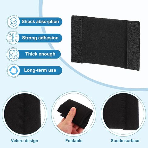 مقسم كيس كاميرا Patikil ، 4pcs 5.51 "x3.78" x0.55 "حقيبة الكاميرا المقاومة للصدمات إدراج عدسة واقية من لوحة فاصل لكاميرا Nikon DSLR حماية حقيبة منظم وسادة مقسم عالمية ، أسود in Saudi Arabia