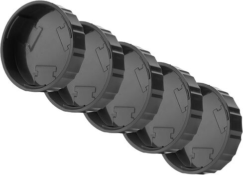 غطاء خلفي للعدسة Kimiss لـ Contax Cy Mount ، غطاء واقعي بلاستيكي لكاميرا SLR ، مجموعة قبعة عدسة 5pcs ، تناسب عدسة الكاميرا in Saudi Arabia
