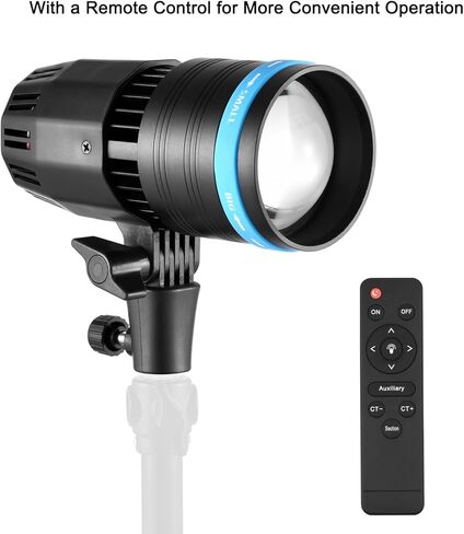 50 واط مضغوطة تركيز ضوء الفيديو ، مصباح LED التصوير الفوتوغرافي ، ضوء الفيديو المحمول مع التحكم عن بُعد ، 5 مرشحات ملونة لمنتج أزياء حفل زفاف (قابس أمريكي) in Kuwait