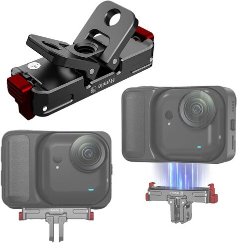 حامول إطلاق سريع لـ Insta360 Go Ultra Camera Aluminium Metal Polding 1/4 Screw Camera Mount in Kuwait