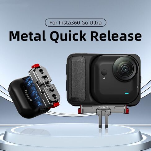 حامول إطلاق سريع لـ Insta360 Go Ultra Camera Aluminium Metal Polding 1/4 Screw Camera Mount in Kuwait
