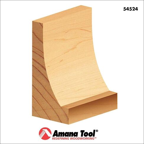 Amana Tool - 54524 Carbide Tipped Cove Vertical Raised Panel 1-9/16 Radius x 1-1/8 Dia x 1 in Saudi Arabia