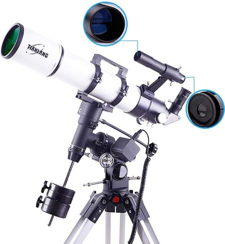 Practical Telescopefocal Length 500Mm Telescope Refracting Telescope Adjustable Portable Travel Telescopes for Astronomy Multilayer Green Film with Equatorial Mount in Saudi Arabia