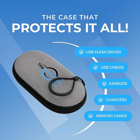 ThePhotoStick® Omni 256GB Photo Backup for iPhone, Android + Portable Case | Automatic Photo and Video Backup, iOS and Android, macOS and PC, Flash Drive, Water-Resistant and Shockproof Case in Saudi Arabia