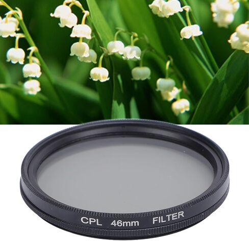 Circular Polarizing Lens Filter CPL Polarizer Neutral Protective Optical Glass Polarizer Filter for Camera Polarization (43mm) in Saudi Arabia