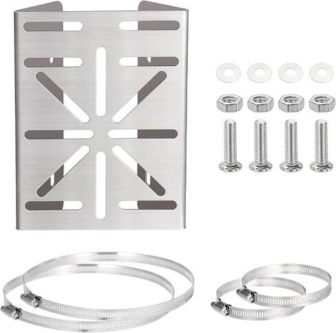 Stainless Steel Camera Pole Mount Bracket Outdoor, Universal Security Cameras Brackets with Adjustable Clamps, Sturdy Mounting Adapter for PTZ Dome, CCTV Surveillance Cam, Solar Panels in Saudi Arabia