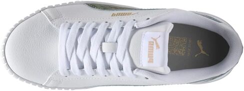 PUMA WOMENS CARINA CREW 2 الدانتيل التمويه حتى الأحذية الرياضية أحذية غير رسمية - أبيض - الحجم 8 م in Kuwait