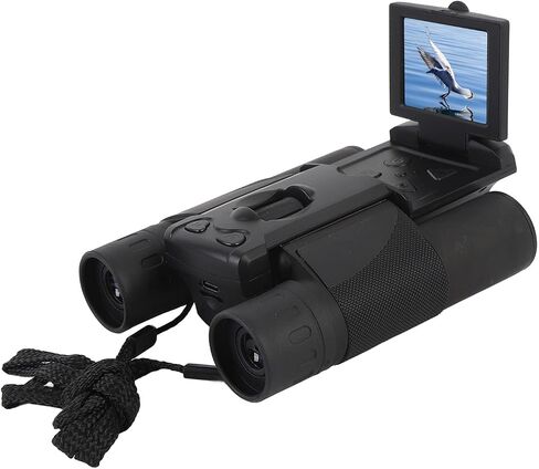 Digital Binoculars with Camera, 8X Digital Zoom, 2 Inch Display 48MP Camera 2.5K Video, Digital Binoculars for Bird Watching Concerts Travel, with Storage Card (128GB) in Saudi Arabia