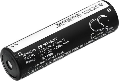 CS Cameron Sino 2200mAh Li-ion Brade Batection for INOVA ur611 ، T4 (old style) ، T4 Lights (old style) ، flb-lin-7 ، ur611 in Kuwait