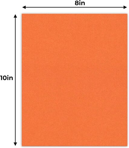 Countryarthouse Orange Acid Free 8x10 لوحة دعم - لوحة حصيرة صور غير مألوفة - ورقة واحدة in Saudi Arabia