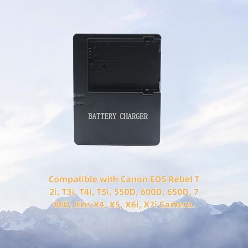 LC-E8C E8C LC-E8E Charger Charger لـ Canon LP-E8 LPE8 CAMERAS EOS 550D 600D 650D 700D KISS X4 X5 X6I X7 REBEL T2I T3I T4I T5I in Saudi Arabia