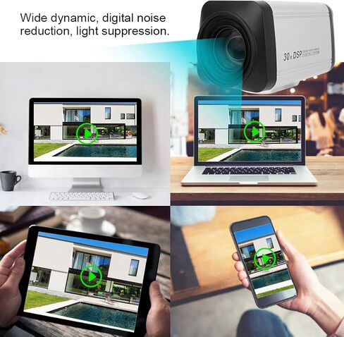 30x Zoom 5MP HD Camera ، AHD ذكي الأشعة تحت الحمراء مراقبة أمان CCTV in Kuwait