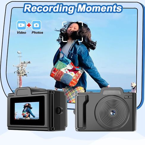 كاميرا سلسلة مفاتيح Gowenic ، شاشة ملونة 0.96 بوصة 1080p FHD Digital Camera مع مصباح ملء لخبراء سيلفي سيلفي في الهواء الطلق in Saudi Arabia