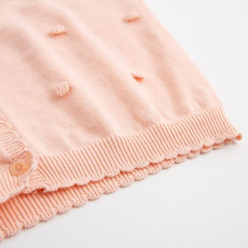 Curipeer طفل فتاة سترة سترة الأطفال طفل طويل الأكمام الزر إغلاق مفتوحة ملابس متماسكة أمامية in Kuwait