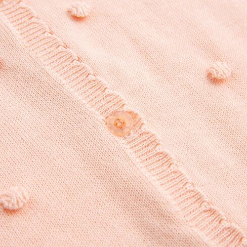 Curipeer طفل فتاة سترة سترة الأطفال طفل طويل الأكمام الزر إغلاق مفتوحة ملابس متماسكة أمامية in Kuwait