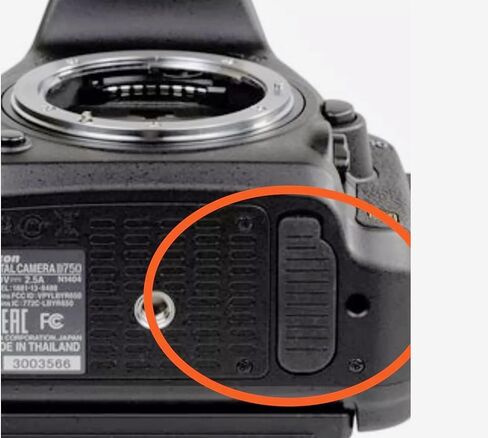 جديد غطاء محطة الطرف السفلية غطاء المنفذ غطاء منفذ CAP مطاط متوافق مع Nikon D500 in Saudi Arabia