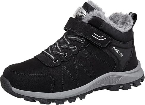Maizun Winter Winter Snow Boots Fur مبطن أحذية الكاحل الشتوية in Kuwait
