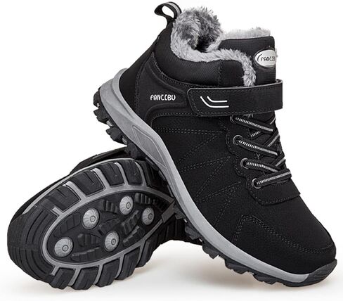 Maizun Winter Winter Snow Boots Fur مبطن أحذية الكاحل الشتوية in Kuwait