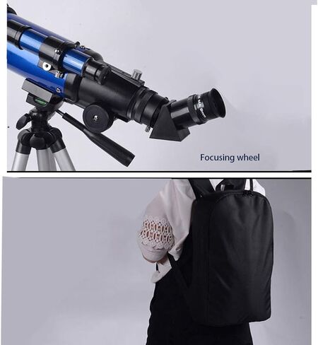 70mm Sky Astronomical Monocular Telescopes for Outside Travel Children Space Astronomic Refractor Beginner’s Space Monoscope Adults Spotting Scope Blue D (J) in Saudi Arabia