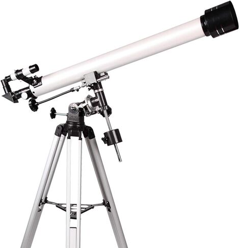 تلسكوب الانكسار بالتلسكوب الفلكي مع ترايبود 90 ° Zenith Mirror Deep Space Finder Telescope مشاهدة هدية Moon Stargazer Kid in Saudi Arabia