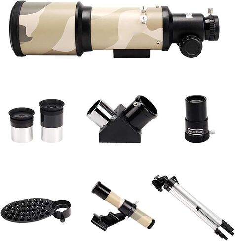Telescope for Kids Astronomy Travel Scope Telescope for Beginners Astronomical Refractor Telescope with Adjustable Height Tripod and Smartphone Mount to Observe Moon and Planet in Kuwait
