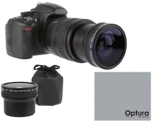 67mm x.17 4mm Fisheeye Extreme Fisheye مع Macro لعدسة Nikon AF-P Nikkor 70-300mm f/4.5-5.6e Ed VR in Saudi Arabia