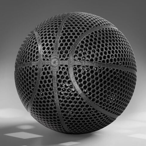 3D Printed Basketball-Airless Basketball,Ultra - Quiet & No Pump Needed,High Bounce,Official Size7,Indoor, Gym & Outdoor Use in Saudi Arabia